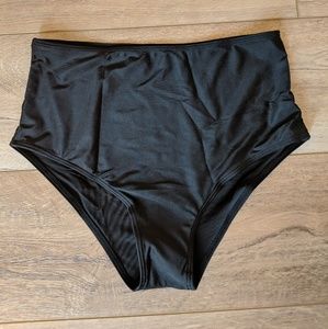 High waisted swim suit bottoms